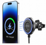 Swissten Airhold Magnetic Car Holder with Wireless Charger 15W / 7.5W (MagSafe compatible)