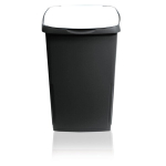 &Scaron;iuk&scaron;liadėžė Eco Solution 45L 37x36x53,5cm tamsiai pilka|balta