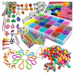Papuo&scaron;alų gamybos rinkinys Rainbow Loom, 15500 vnt.