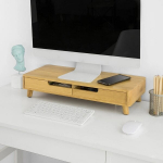 Monitoriaus stovas SoBuy BBF06-N, rudas