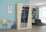 Spinta ADRK Furniture Texas, ąžuolo spalvos