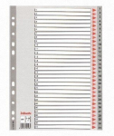 Skiriamieji plastikiniai lapai Esselte, 1-31, vienspalviai, A4