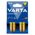 Varta Longlife AAA elementai, 4 vnt.