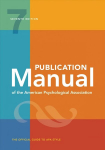 Publication Manual of the American Psychological Association 7th Revised edition