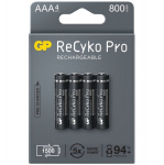 įkrovimo baterija, aaa (hr03), 1,2 v, 800 mah, gp, popierinė dėžutė, 4 vnt., "recyko pro
