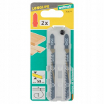 Wolfcraft 2 vnt. dėlionės pjūkleliai medienai, greitam, grubiam pjūviui