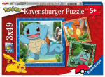 Dėlionių rinkinys Pokemon Ravensburger 5586, 3 vnt., 147 d.