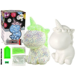 Kūrybinis rinkinys Vienaragis Diy Diamonds Crystals Green