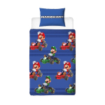 Super Mario vaiki&scaron;kas patalynės komplektas Mario Kart, 140x200, 2 dalių