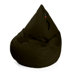 Sėdmai&scaron;is Qubo Wave Drop Copers POP FIT, dirbtinės odos, modernaus stiliaus, juodas