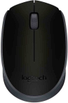"logitech" pelė m171, 1000dpi, 2,4 [ghz], optinė, 3 but., belaidė, juoda, 2 vnt. aa, skirta ne&scaron;iojamiesiems kompiuteriams, universali