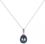 Sidabrinis kaklo papuo&scaron;alas su perlu moterims JwL Luxury Pearls JL0438
