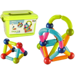 Magnetinis konstruktorius Lean Toys Magnetic Bricks, 70 d.