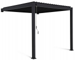 Pavėsinė Pergola Premium Wall 300 x 300 x 250 cm, pilka