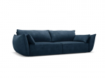 Sofa Vanda, 3 sėdimos vietos, tamsiai mėlyna