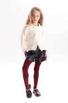 Vaiki&scaron;kos medvilninės pėdkelnės ENJOY COTTON 180 den Giulia, spalva marsala