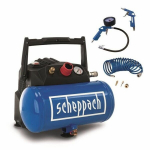 Oro kompresorius Scheppach HC06 &ndash; 6 l, 8 bar, 1200 W, bealyvis