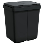 Dviguba &scaron;iuk&scaron;liadėžė vidaXL, 2 x 25 l.