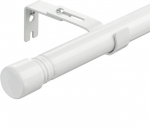 Užuolaidų strypas INFLATION 76-116 cm, baltas