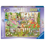 Ravensburger dėlionė, 1000 detalių, Kavinė gamtos apsuptyje