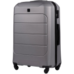 Didelė Pilkas Lagaminas Wings GANNET 28" su Koduojama Spyna - Kolekcija SMART, 97L, ABS+ Medžiaga