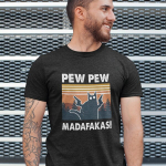 Mar&scaron;kinėliai "Pew Pew Madafakas", Juoda 75994-7125-4004