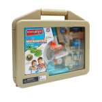 Mikroskopas Eastcolight Deluxe rinkinys 200/600/1200X reguliuojamas didinimas edukacinis rinkinys