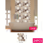 24vnt/set 3D Sienų Plytelių Lipdukai, Virtuvei Voniai Kambariui., 18-24vnt/komplektas