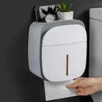Plastikinė vonios kosmetikos dėžutė,  Nordic Grey-1vnt