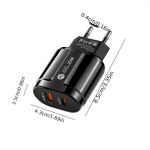 USB A+C 20W telefonų įkroviklis