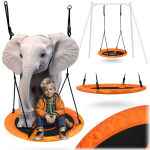 Supynė lizdas, Swingo XXL, 95 cm., oranžinė