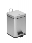 MEDICLINICS PP1214CS Kvadratinė &Scaron;iuk&scaron;lių Dėžė Su Pedalu, 12 L, Satinas