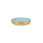 My Home Soft Gold Mint dekoratyvinis dubuo, 25x25x5 cm