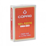Copag 2 Corner Jumbo Index Žaidimo Kortos (Raudonos)
