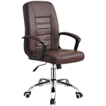 Darbo kėdė Domoletti DC-551, 44x49x99-109 cm, ruda