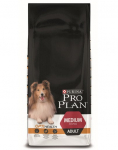 Pro Plan Dog Adult Medium pa&scaron;aras suaugusiems vidutinių veislių &scaron;unims, 14 kg