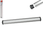Magnetinis bėgelis peiliams, 47,5 cm, Argintiu