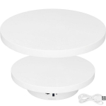 Didelis 40 cm besisukantis stovas 360&deg; tylus sukimosi diskas fotografijai, produktų demonstravimui, didelė apkrova, vitrinos stendas