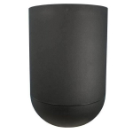 RIVIERA GRANIT TULIPE apvali gėlių dėžutė - Plastikinė - Skersmuo 50 cm - Juoda