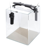 Akvariumas Aquael Optibent 70 68L, juodas, su įranga