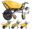 Elektrinis karutis SCHWARTZMANN, 350 W, 150 kg, 120 l, 40 V, geltonas