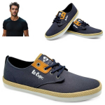 Vyri&scaron;ki Teniso Bateliai, Lee Cooper, Lcw-25-02-3251M, Canvas Medžiaga, Su Rai&scaron;teliais, Tamsiai Mėlyni