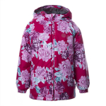 Huppa Vaikų žieminė striukė CLASSY, FUCHSIA PATTERN, 98