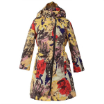 Huppa LUISA, golden flower pattern
