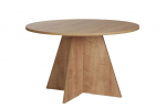 Valgomojo stalas Virella Sapphire Oak, 120x75x120 cm, ąžuolo spalvos