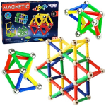 Magnetinių kaladėlių rinkinys Woopie, 58 vnt.