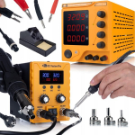 Laboratorinis maitinimo &scaron;altinis Rosfix AmpRush RARES-3210 &ndash; LCD ekranas, Tiksli įtampa ir srovė, 32V 10A