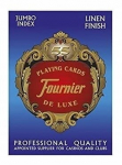 Fournier 818 Linen Finish Poker kortai - mėlyni