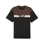 PUMA laisvalaikio mar&scaron;kinėliai vyrams PUMA POWER Colorblock Tee PUMA Black - 68173051, juodi