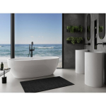 Konglomerato vonia Mexen Torino, 175 x 78 cm, White gloss